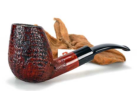 Bjarne Nielsen Hand-Carved Saddle-Bent Estate 9mm Filter